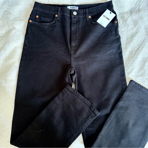 RE/DONE Revolve 70s Original Straight
Black Jeans 29 NWT - Picture 3 of 8